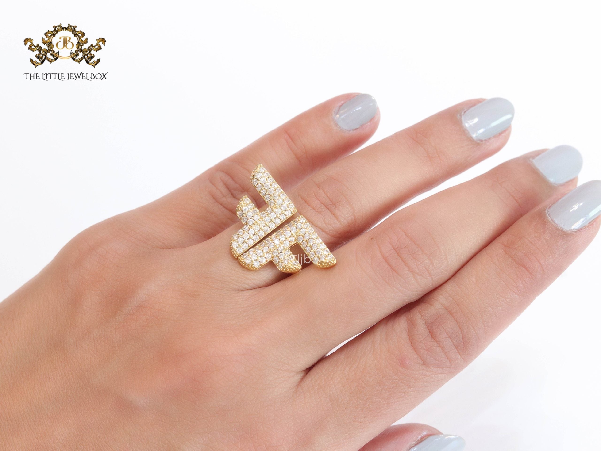 The Playful Alphabet F Ring