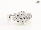 Panther Ring in Silver