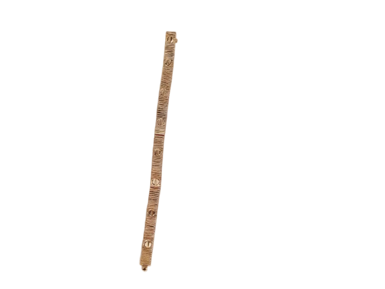 Rose gold love tennis bracelet