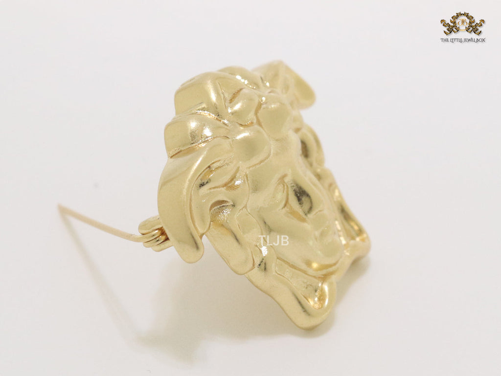 Medusa Brooch in Gold