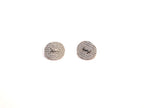 Alphabet Y S & L Platinum cz Studs