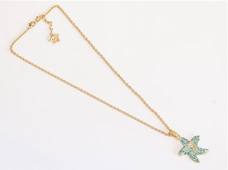 Blue star neck chain
