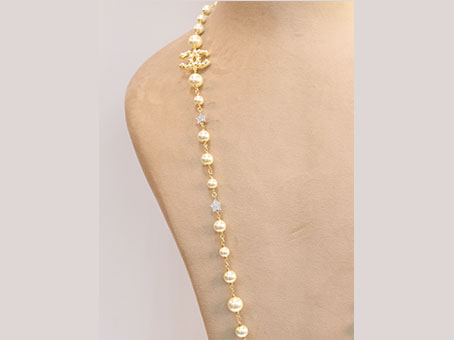 Double C layered necklace
