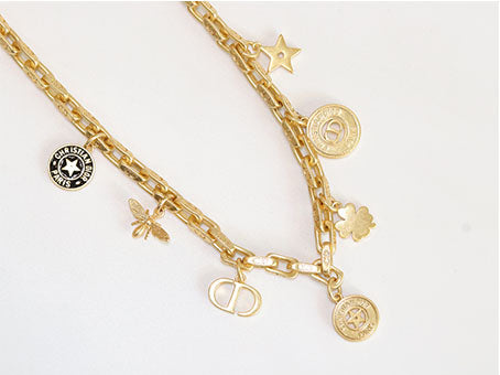 Alphabet CD charms necklace