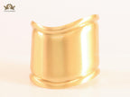 Alphabet Tiff & Co. Matte Gold cuff