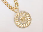 Medusa coin pentant