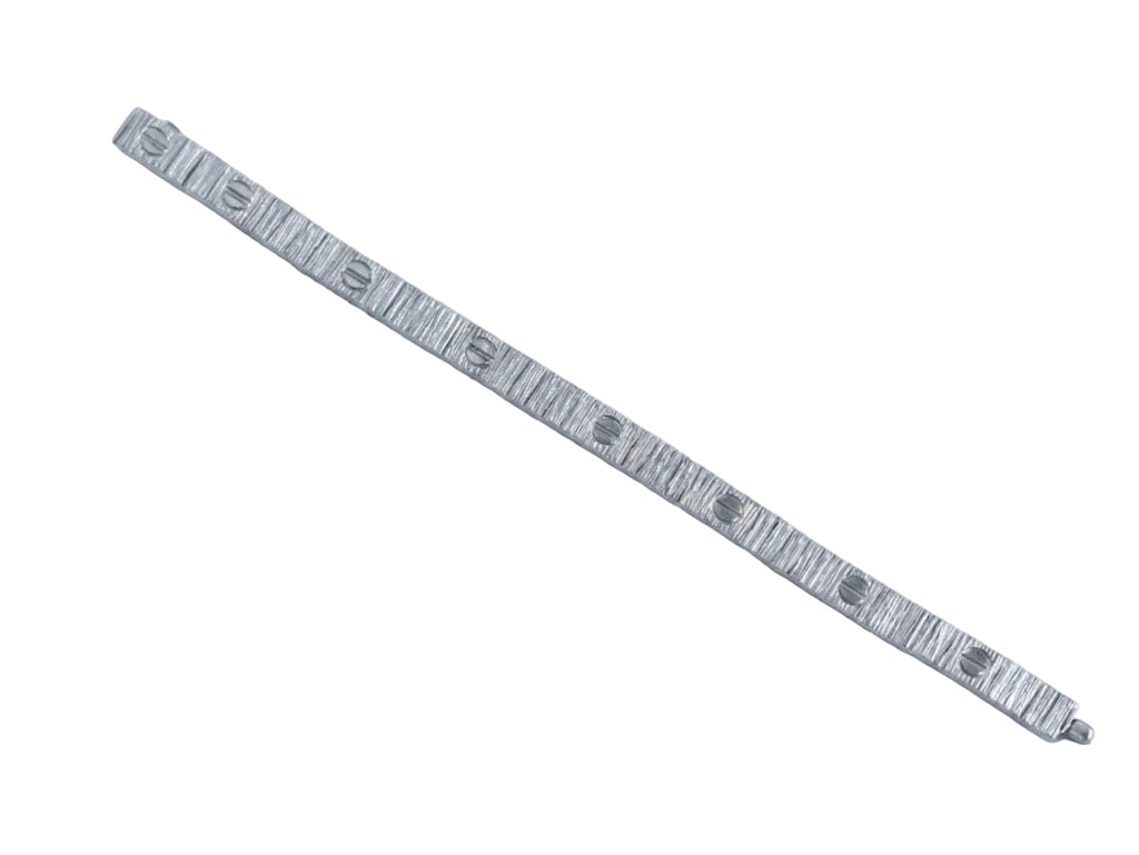 Platinum love tennis bracelet