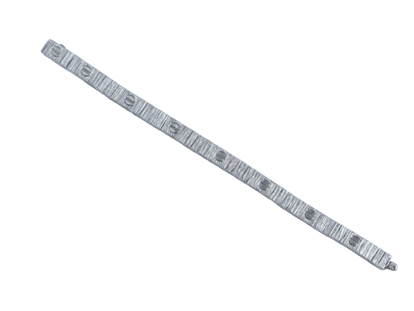 Platinum love tennis bracelet