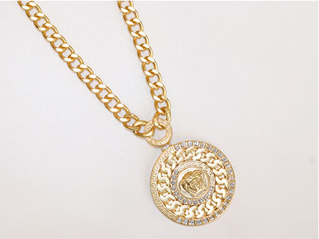 Medusa coin pentant