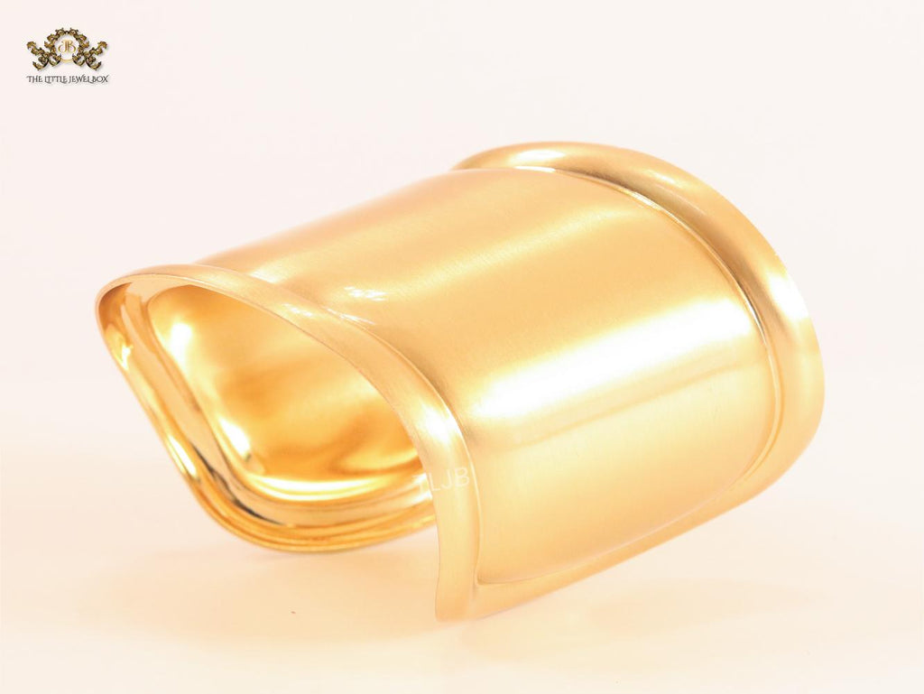 Alphabet Tiff & Co. Matte Gold cuff