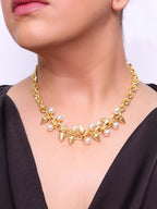Pearl studs link chain