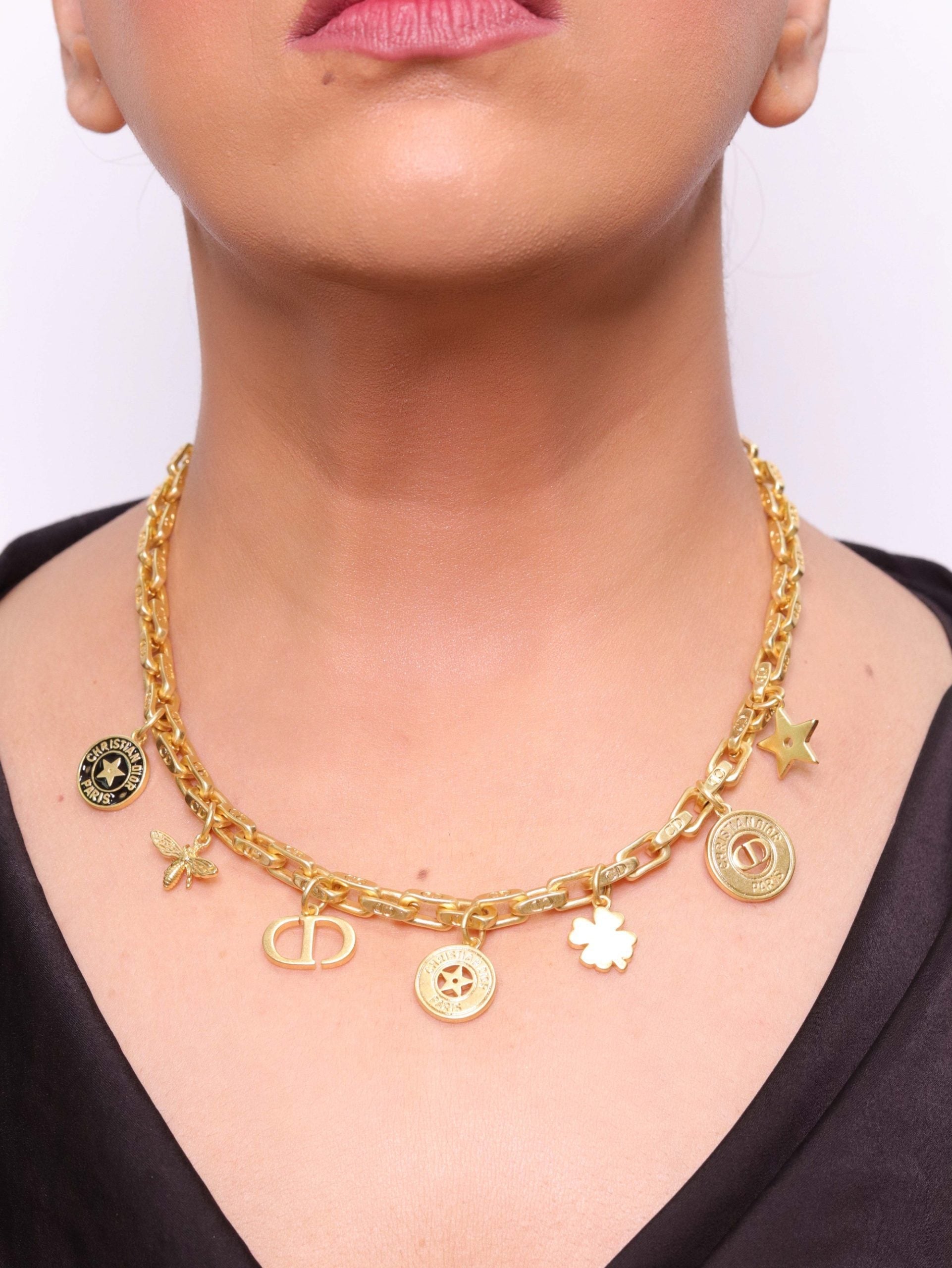 Alphabet CD charms necklace