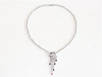 Cz platinum panther sleek chain