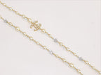 Double C layered necklace