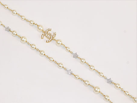 Double C layered necklace