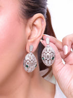 Platinum snake head drops