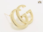 Double G Brooch in shiny Gold