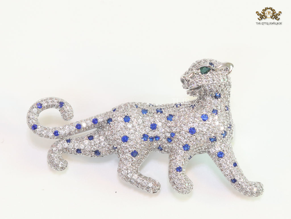 Panther Diamond Studded Brooch