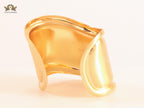 Alphabet Tiff & Co. Matte Gold cuff