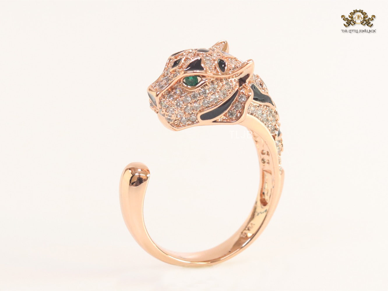Panther Ring in Rose - Gold plated