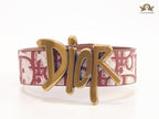 Alphabet D Red Strap Bracelet