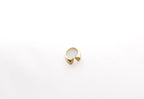 Cushion Double Top Adjustable Ring