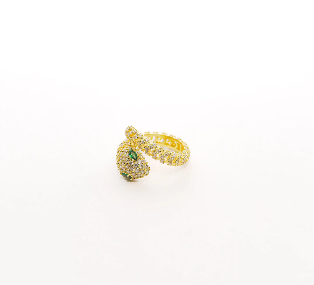 Snake Design Adjustable Ring