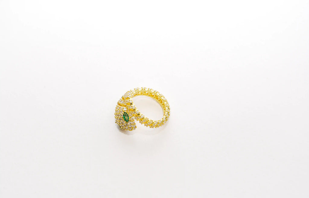 Snake Design Adjustable Ring
