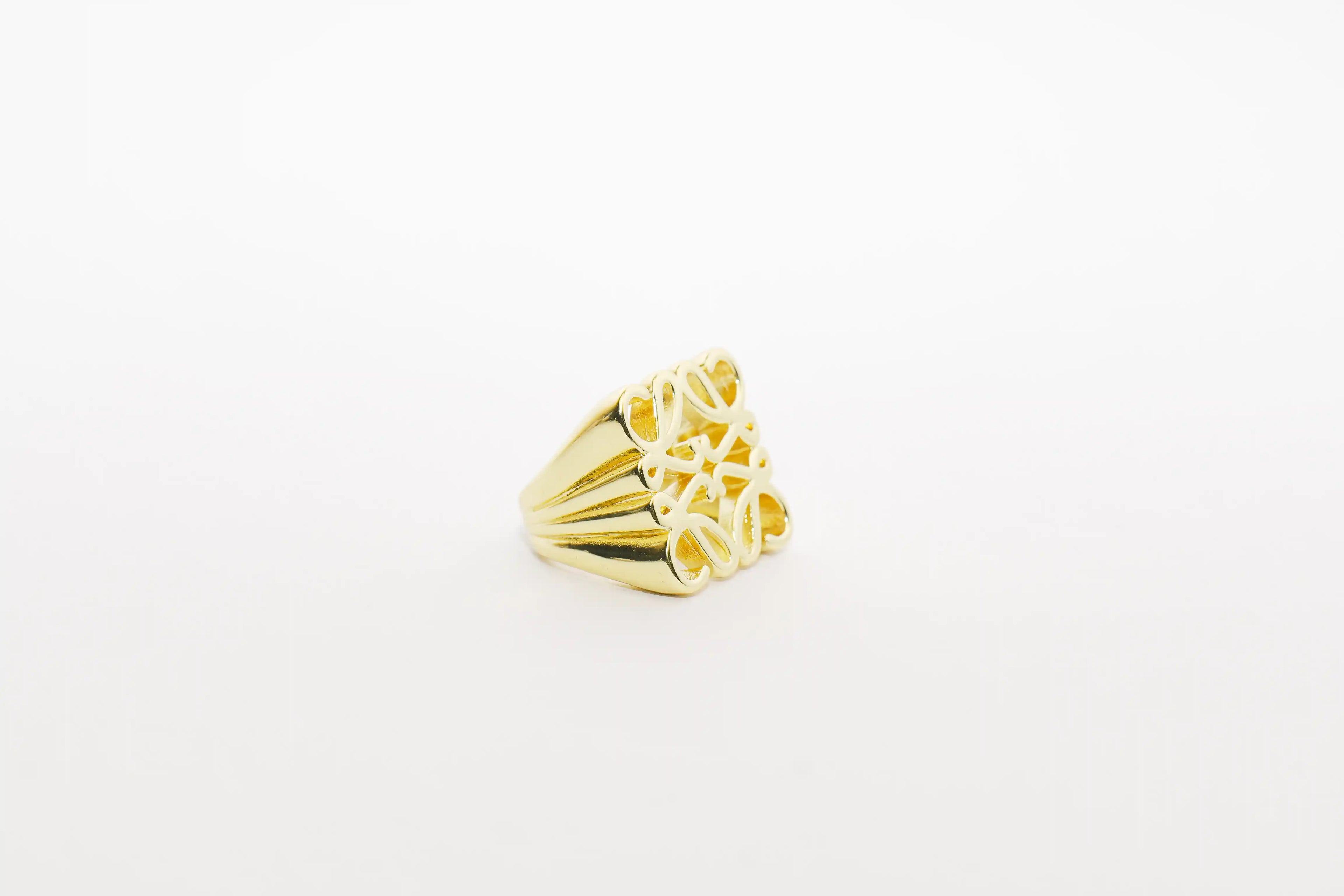 Gold Filigree Statement Ring