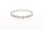 Silver Diamond Link Bracelet