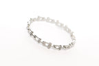 Silver Diamond Link Bracelet
