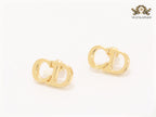 Alphabet CD gold studs
