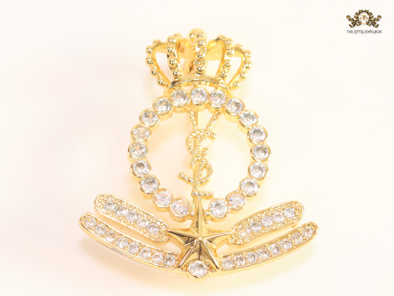 Alphabet Y, S & L Brooch