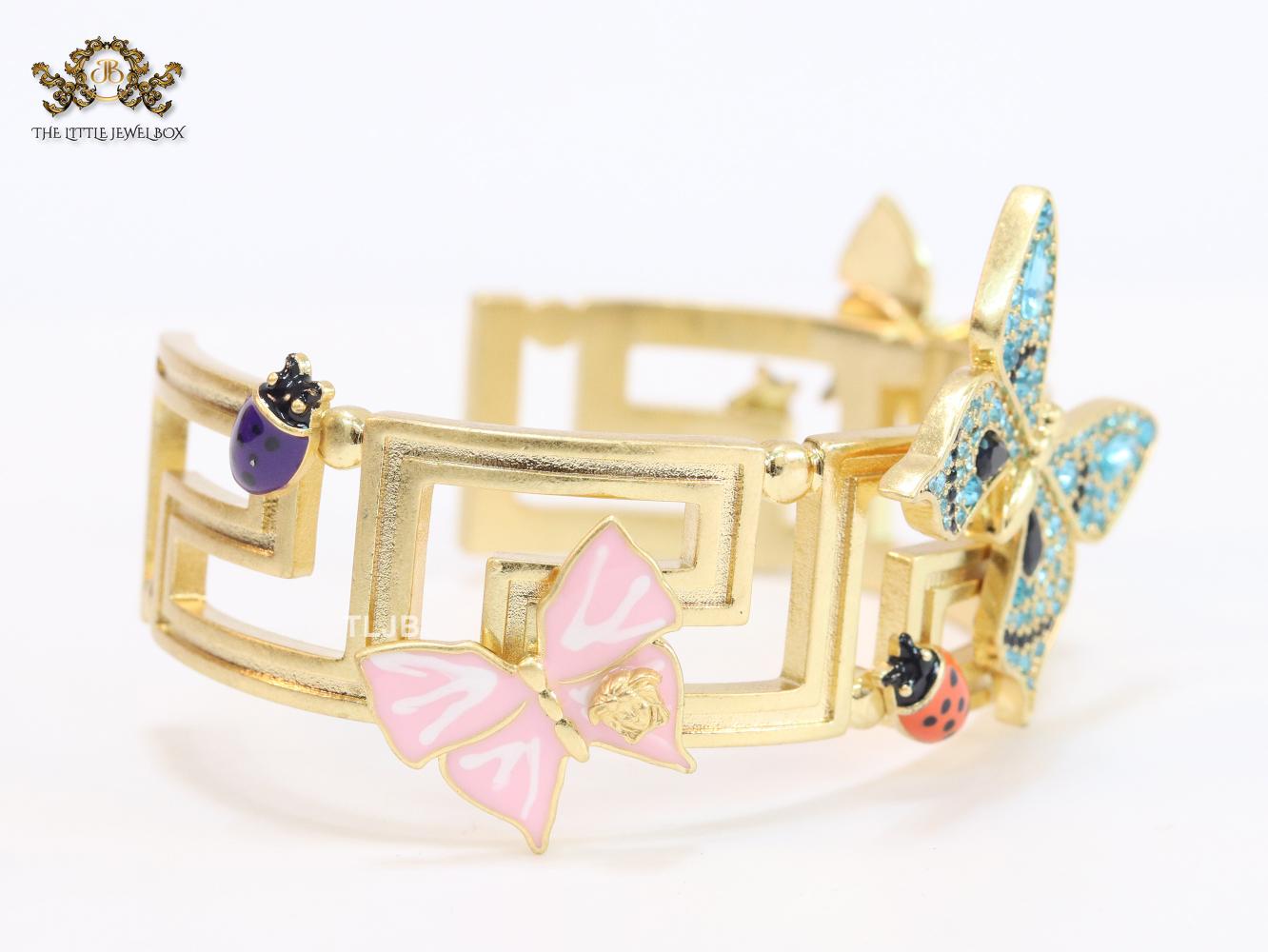 Medusa gold garden bracelet