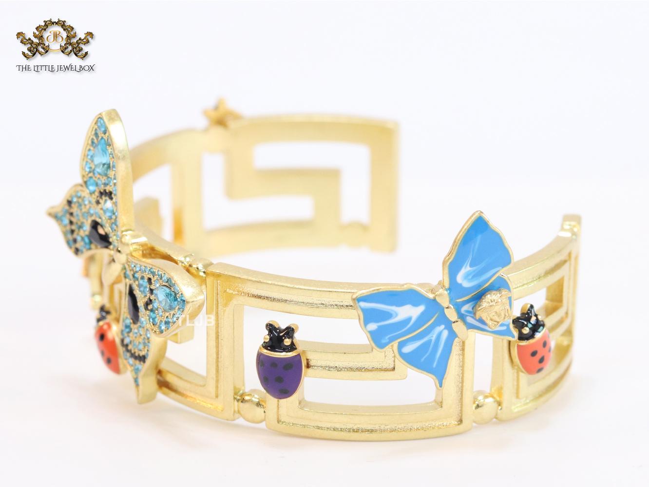 Medusa gold garden bracelet