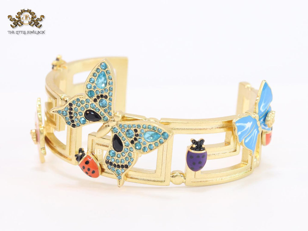 Medusa gold garden bracelet