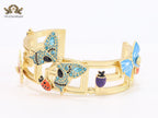 Medusa gold garden bracelet