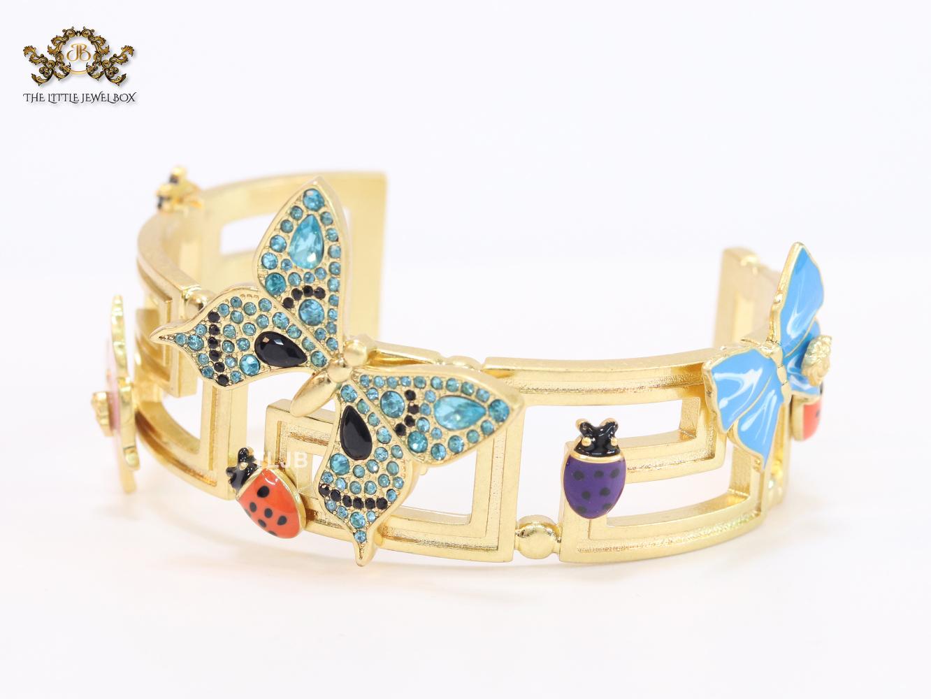 Medusa gold garden bracelet