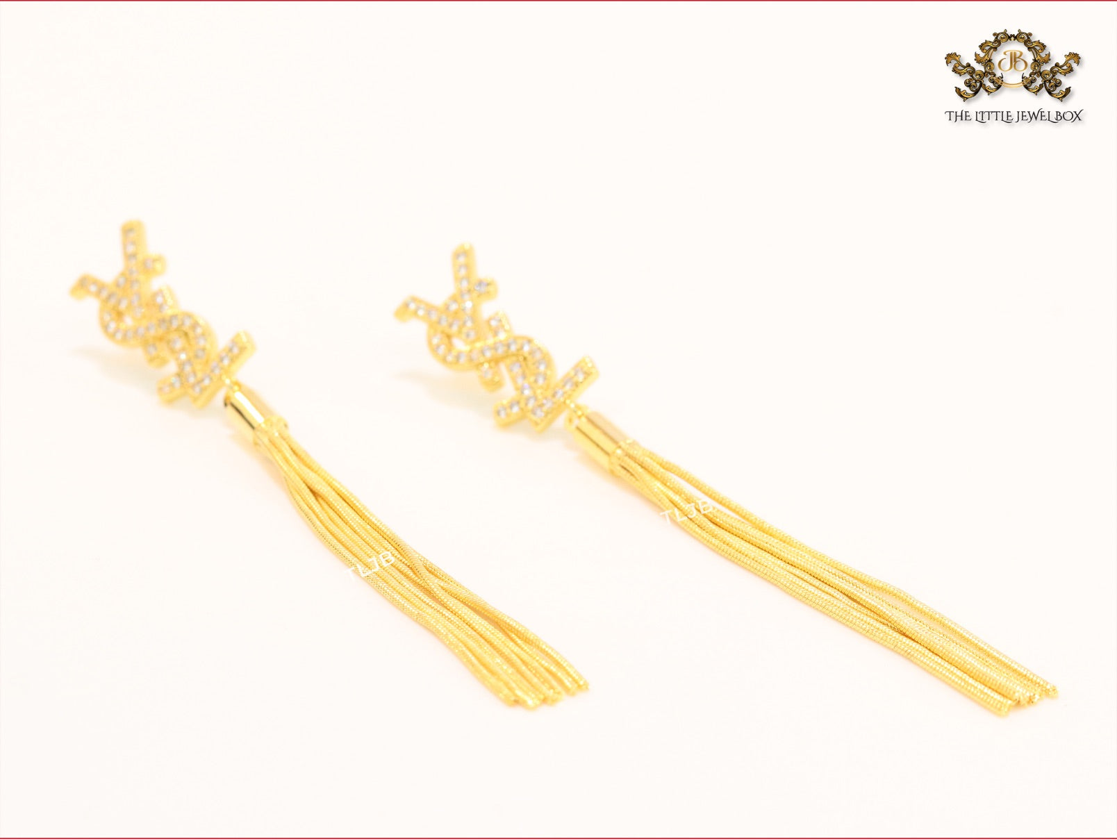 Alphabet Y and L tassel dangles