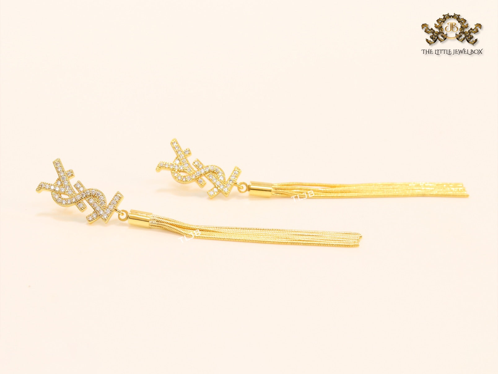 Alphabet Y and L tassel dangles