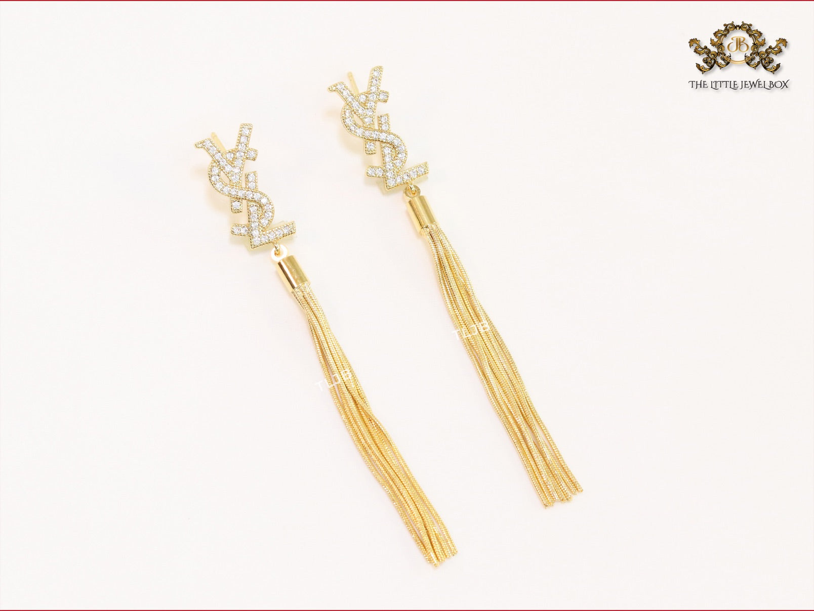 Alphabet Y and L tassel dangles