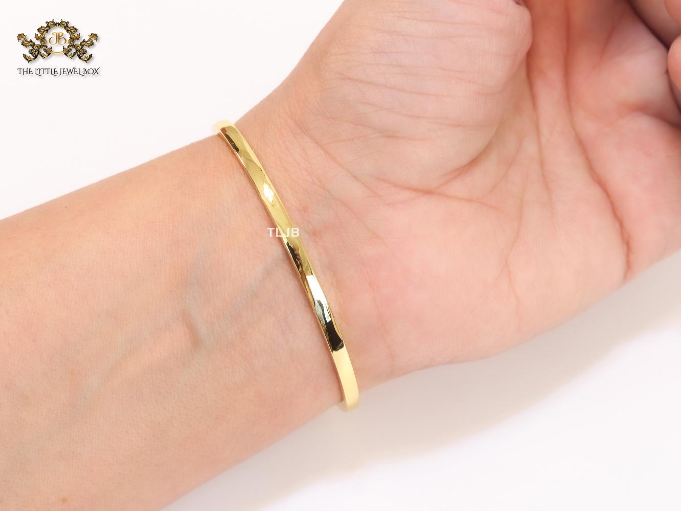 Double F and cz bracelet