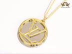 Alphabet L long gold chain