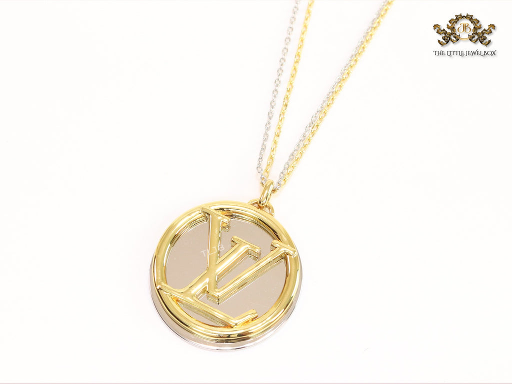 Alphabet L long gold chain