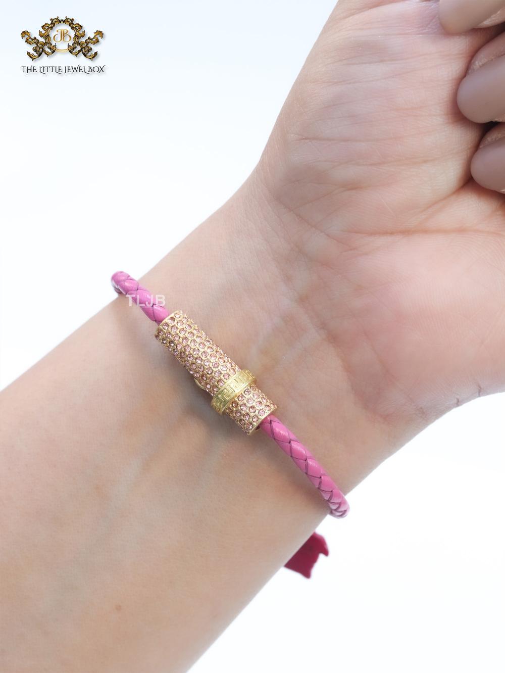 Medusa pink sleek bracelet