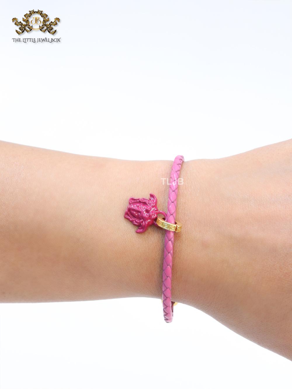 Medusa pink sleek bracelet