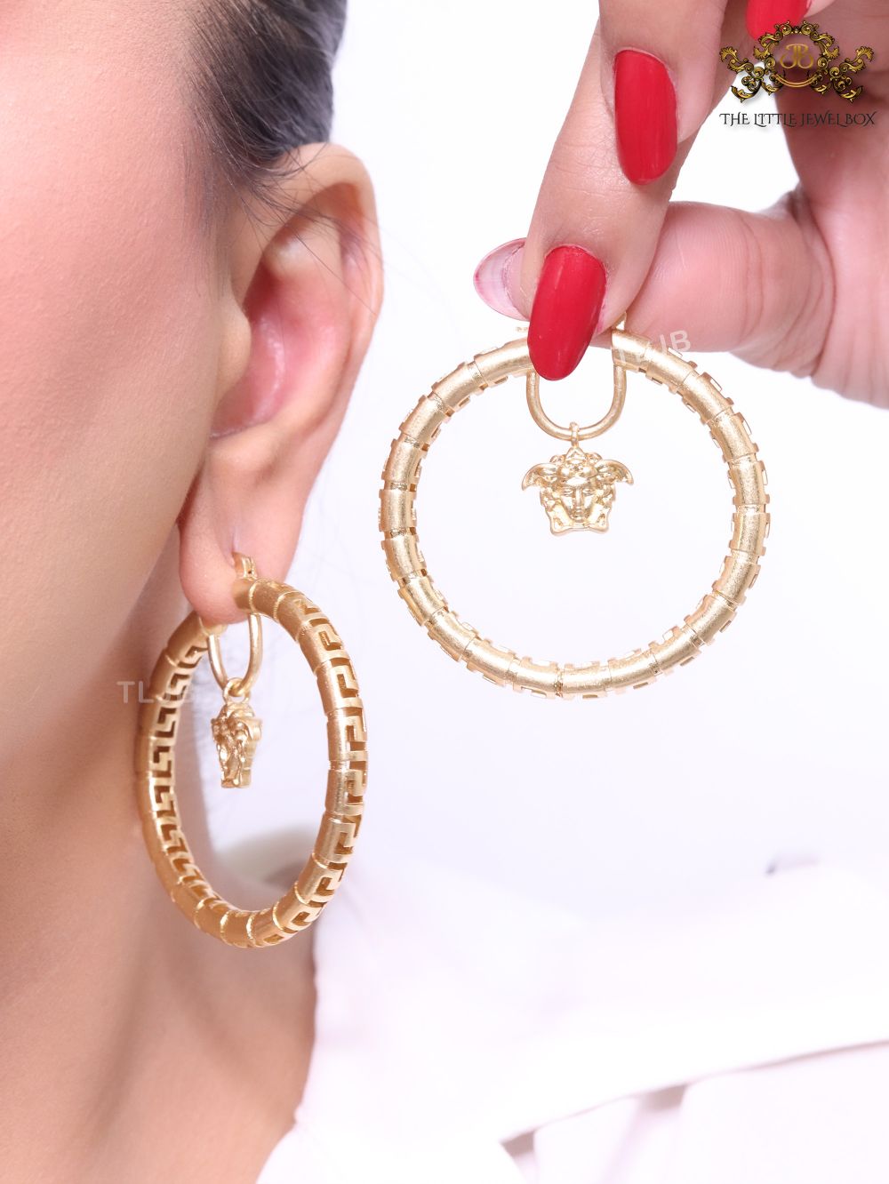 Medusa drop hoops