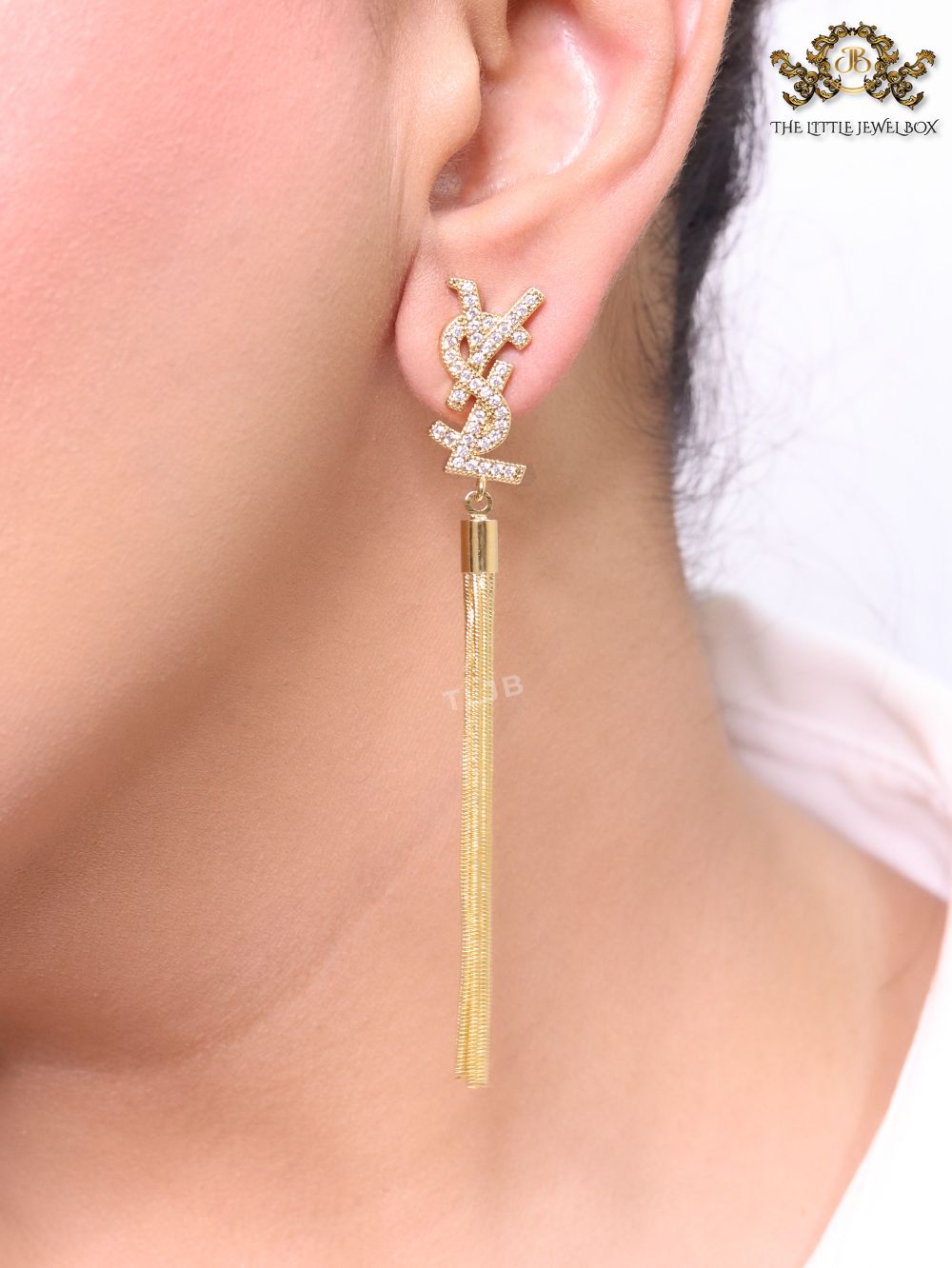 Alphabet Y and L tassel dangles