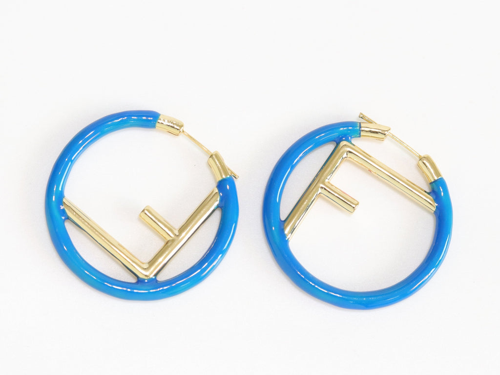 Blue Alphabet F Hoops