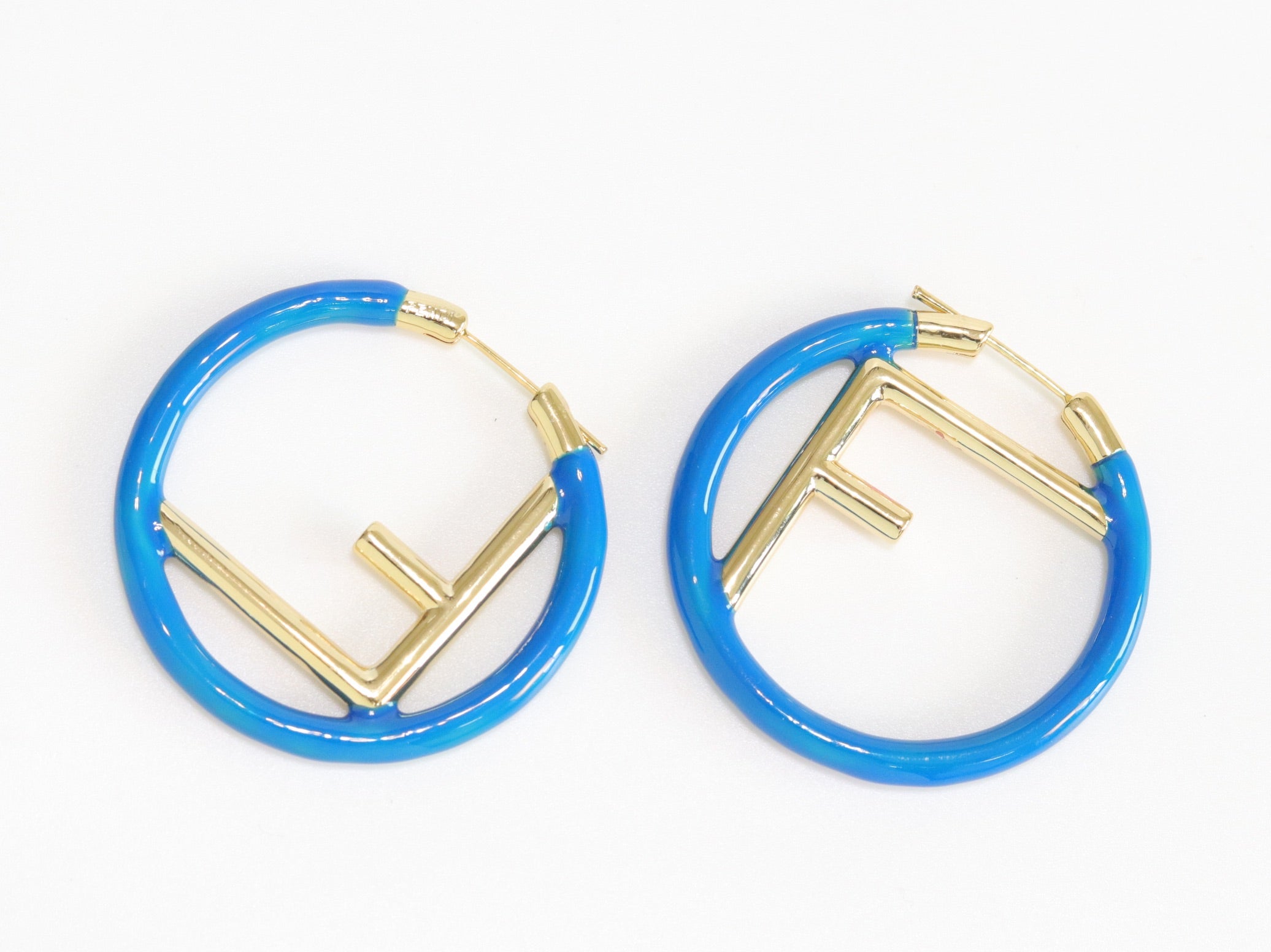 Blue Alphabet F Hoops